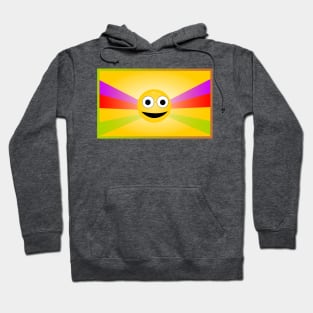 funny design smiling face Hoodie